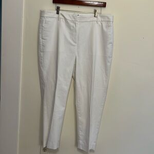 🐝NWT🐝 J Crew Lined Linen Cropped Slacks